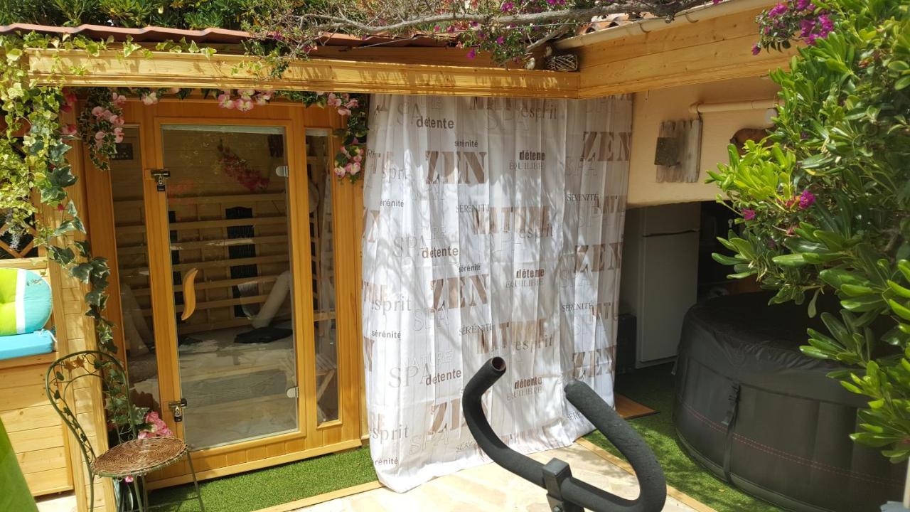Nouveau ! Chambre D'Hote Insolite Privee " Coeurs De Pirates A Bali En Provence" Spa Sauna Massages Dans Cadre Exotique D'Amenagements Exterieurs D'Exception Ete Comme Hiver Bienvenue !!! Cavalaire-sur-Mer Exteriér fotografie